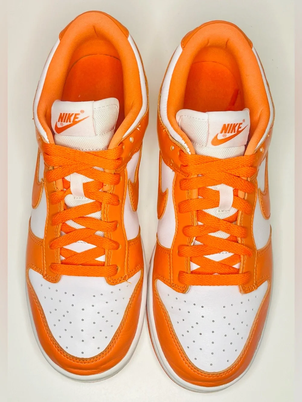 Nike Dunk Low Orange White Sneakers